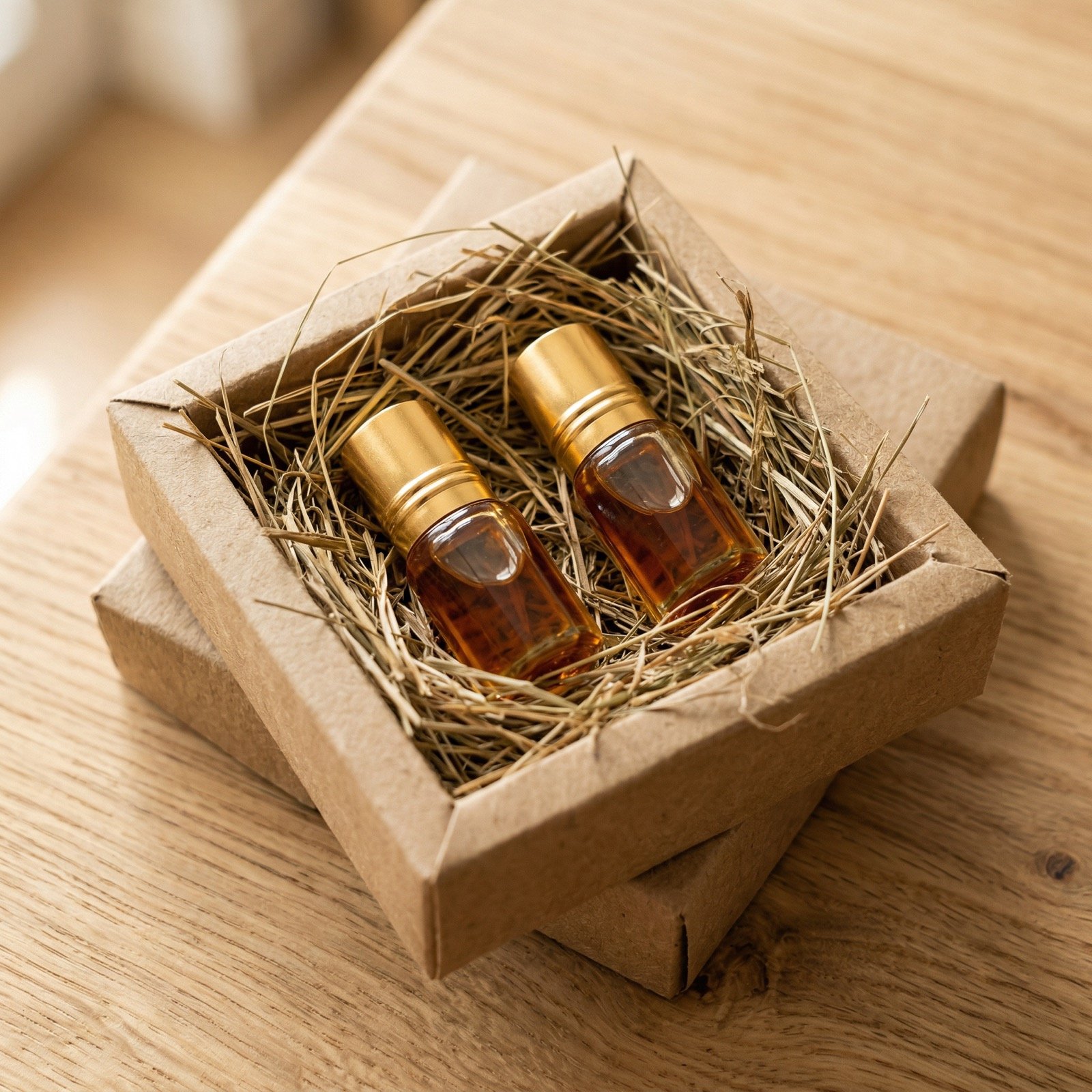 Woudya oud oil gift packaging - premium presentation box